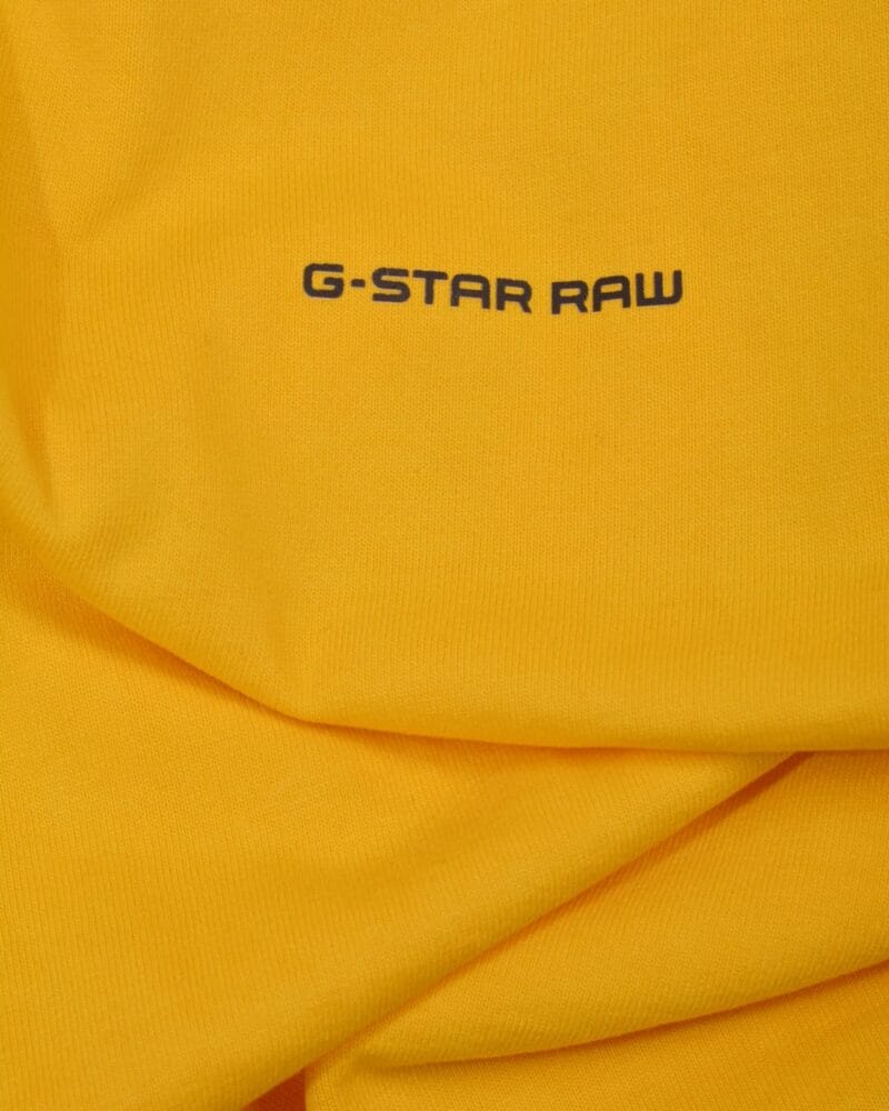 Men's G-Star RAW Relaxed Fit Yellow Tee - Image 2